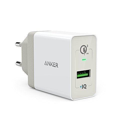 Anker PowerPort+ 1 with Quick Charge 3.0 EU White