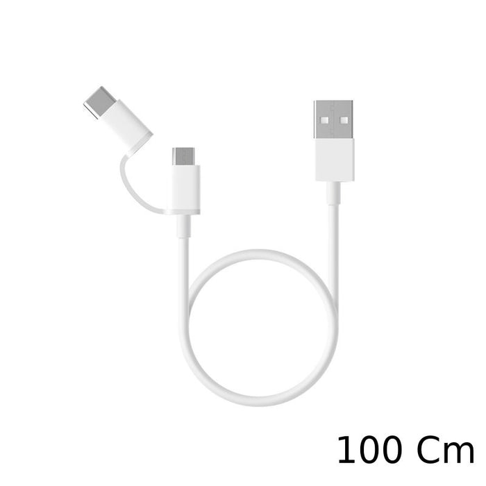 MI 2-in-1 USB Cable ( micro USB to Type C) 100cm