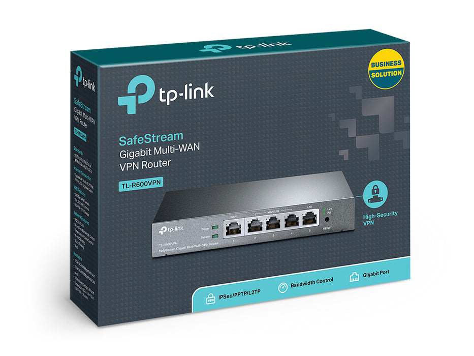 TP-Link SafeStream Gigabit Multi-WAN Desktop VPN Router-TL-R600VPN