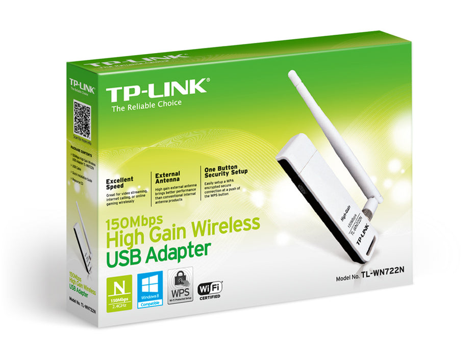 TP-LINK TL-WN722N USB VWIRLESS 150 LITE-N