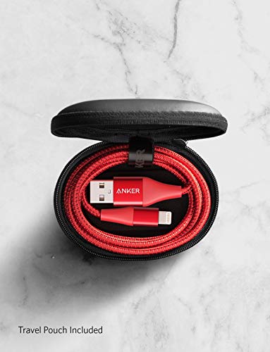 Anker Powerline+ II with lightning connector 6ft Red Iteration 1
