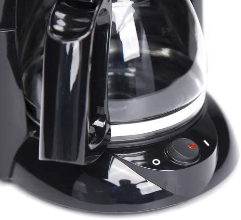 MOULINEX COFFE MAKER - 650W - 6 CUPS - 9 - 10 M - JAR GLASS - BLACK