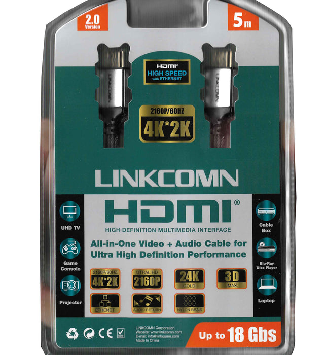 LINKKOMN LC-HD805 HDMI CABLE 5M
