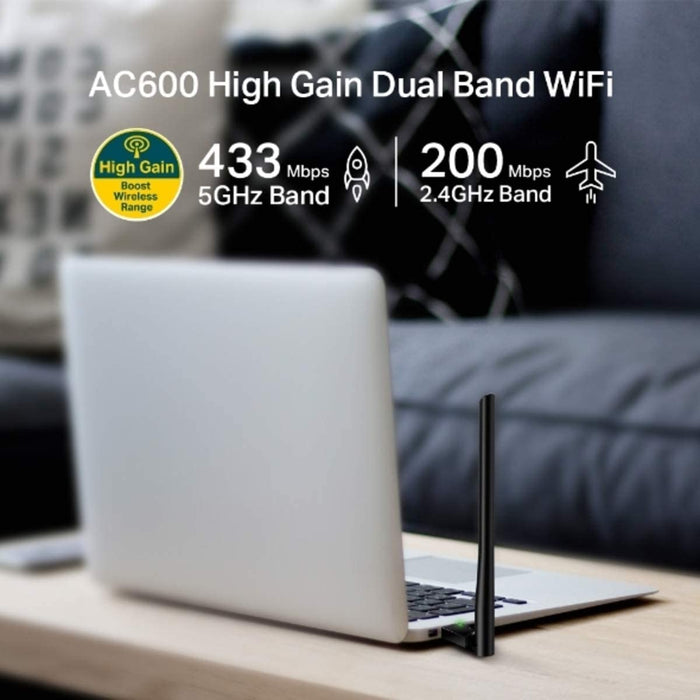 TP-Link USB Wifi Adapter for PC AC600Mbps Wireless Network Adapter