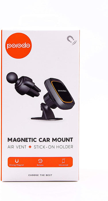 Porodo Magnetic Air  Vent Mount-Grey