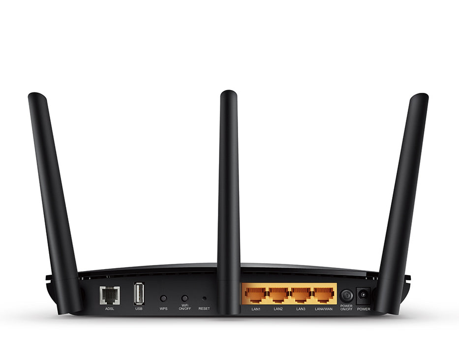 TP-Link AC750 Wireless Dual Band Gigabit ADSL2+ Modem Router-Archer D2