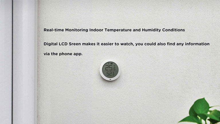 MI temperature and humidity monitor