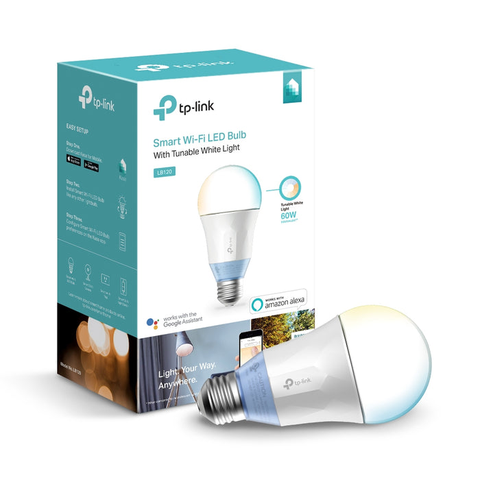 TP-Link Smart Wi-Fi LED Light Bulb - Tunable White-LB120