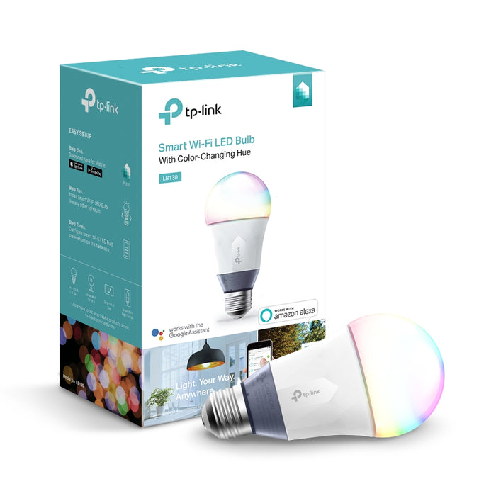 TP-Link Kasa Smart Wi-Fi LED Light Bulb - Multicolor-LB130