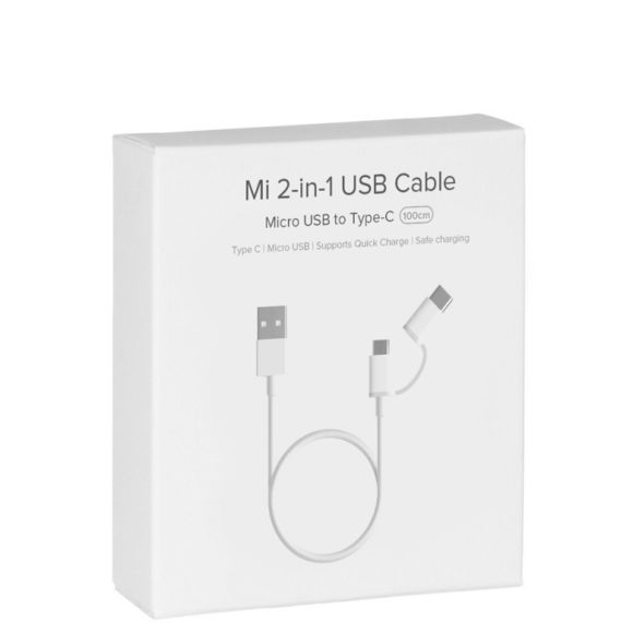 MI 2-in-1 USB Cable ( micro USB to Type C) 100cm