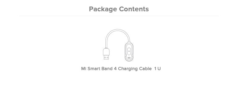 MI smart band 4 charging Cable