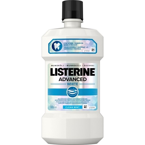Listerine Mouth Wash 250ml  Advanced white
