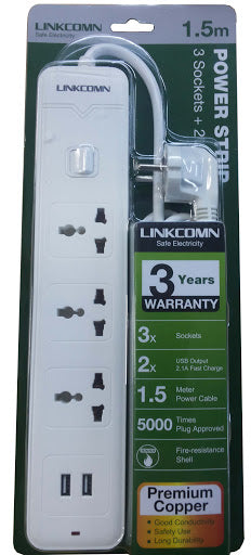 LINKCOMN LC-PS303 1.5 MK POWER STRIP